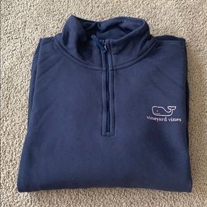 Vineyard vines 1/4 zip. Blue. Size women’s medium.
